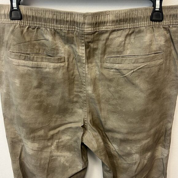 Burnside Men's Olive Tie Dye Jogger Pants L - Picture 6 of 7
